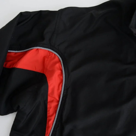 Vintage Kobe Sportswear Black &  Red Sarnia Rapids Zip Up Windbreaker Jacket S - Picture 12 of 12